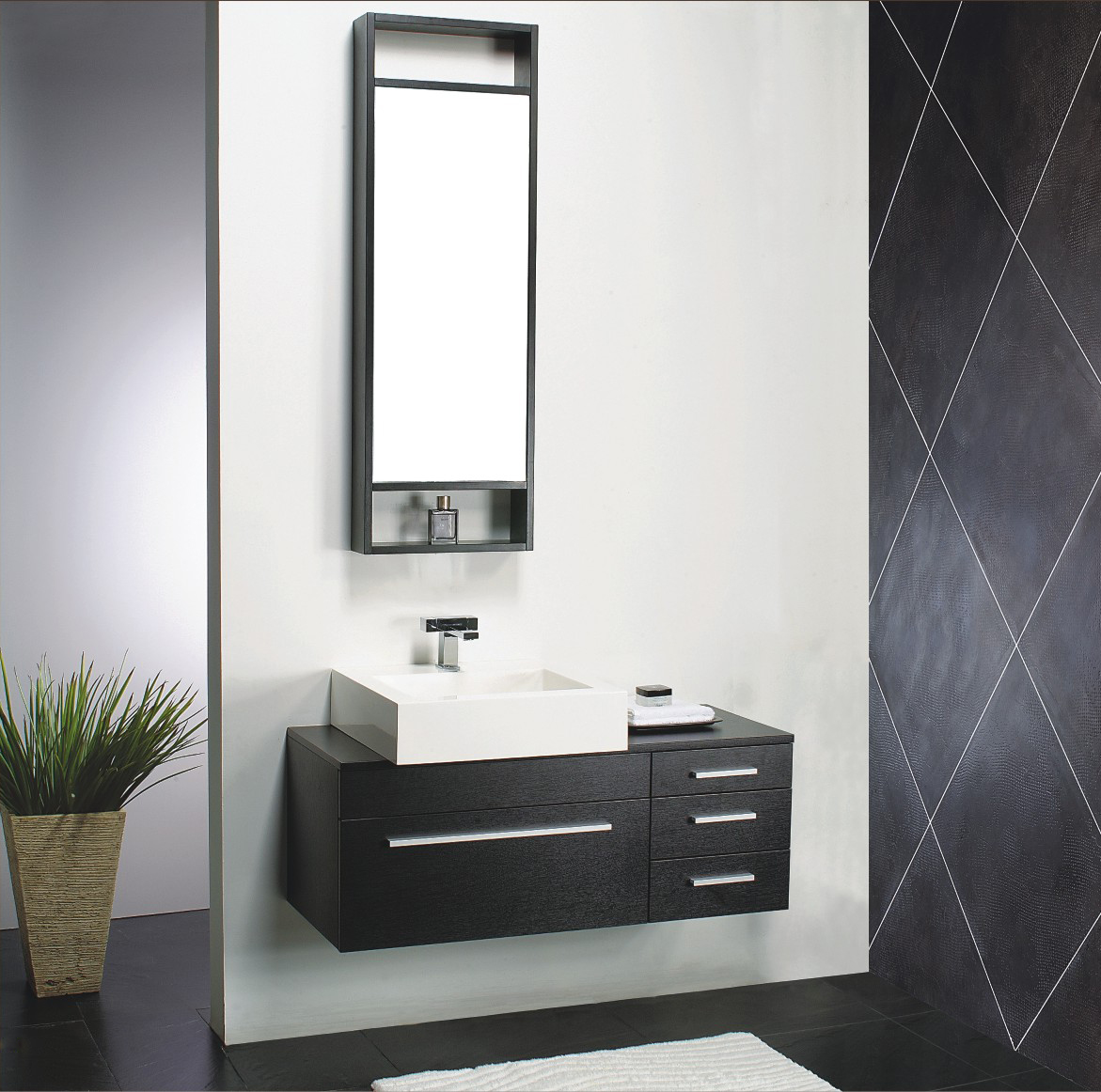 505B Tang standard solid wood bathroom cabinet